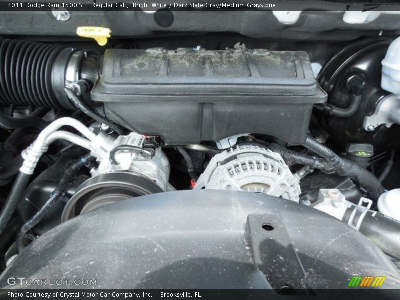 Bright White / Dark Slate Gray/Medium Graystone 2011 Dodge Ram 1500 SLT Regular Cab