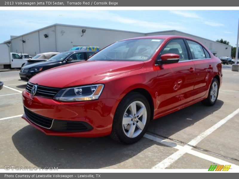 Front 3/4 View of 2013 Jetta TDI Sedan