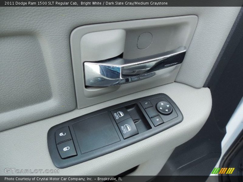 Bright White / Dark Slate Gray/Medium Graystone 2011 Dodge Ram 1500 SLT Regular Cab