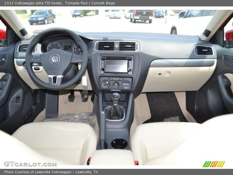 Dashboard of 2013 Jetta TDI Sedan