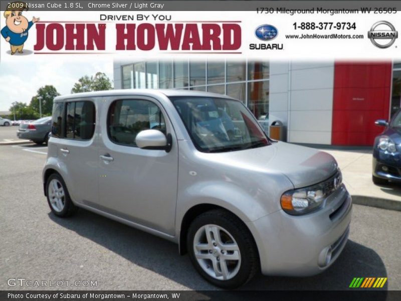 Chrome Silver / Light Gray 2009 Nissan Cube 1.8 SL