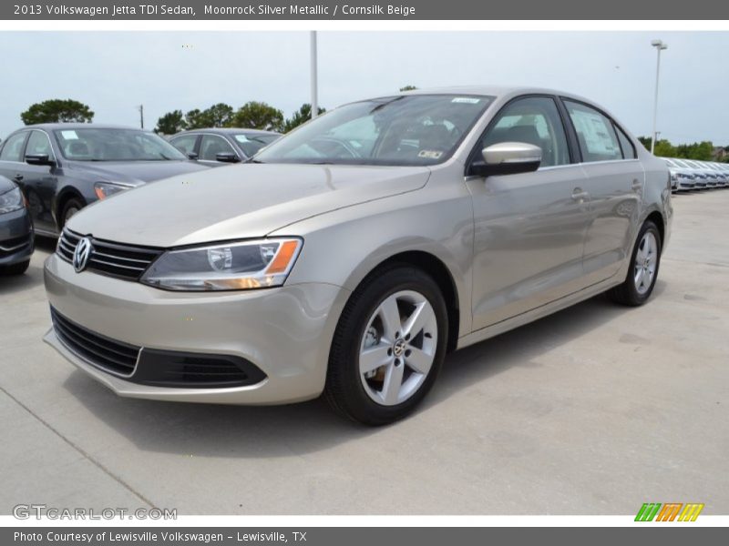 Front 3/4 View of 2013 Jetta TDI Sedan