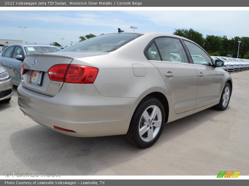 Moonrock Silver Metallic / Cornsilk Beige 2013 Volkswagen Jetta TDI Sedan