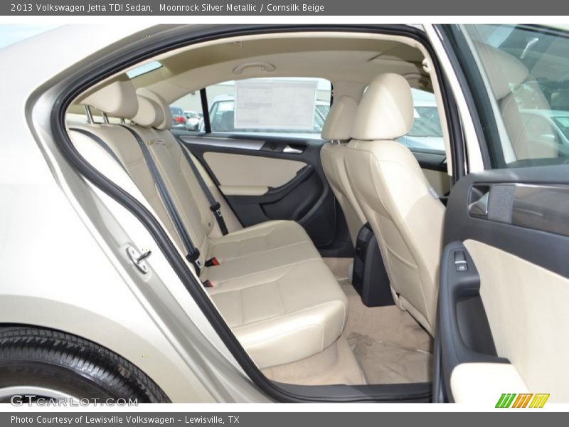 Rear Seat of 2013 Jetta TDI Sedan