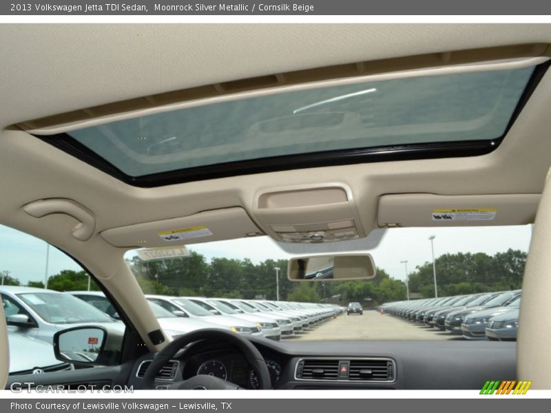 Moonrock Silver Metallic / Cornsilk Beige 2013 Volkswagen Jetta TDI Sedan