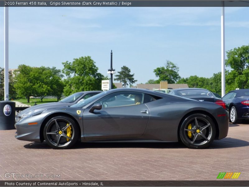  2010 458 Italia Grigio Silverstone (Dark Grey Metallic)