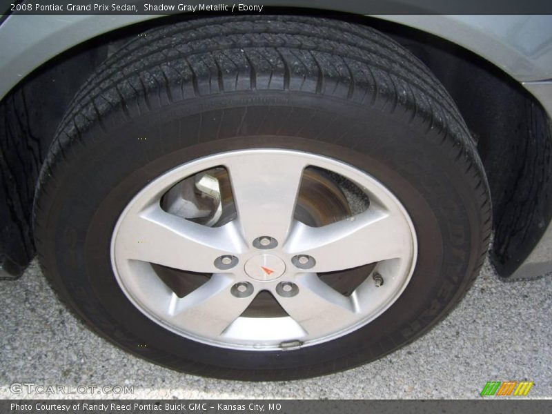 Shadow Gray Metallic / Ebony 2008 Pontiac Grand Prix Sedan