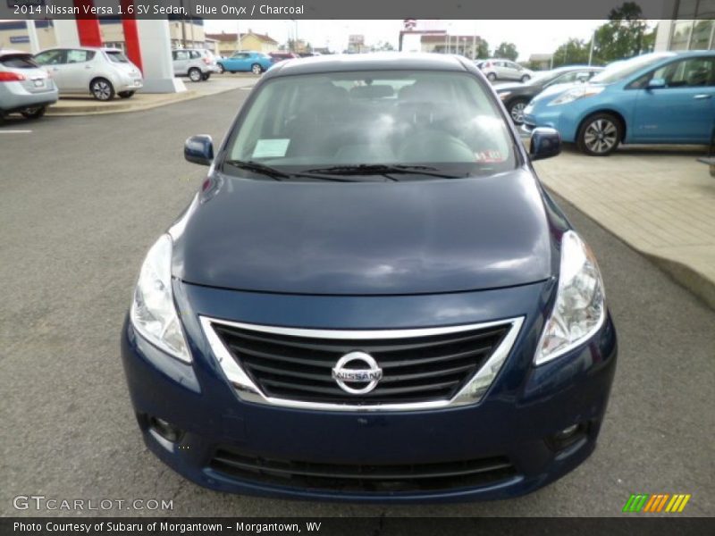 Blue Onyx / Charcoal 2014 Nissan Versa 1.6 SV Sedan