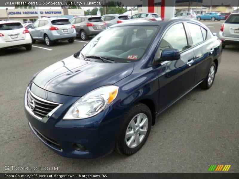 Blue Onyx / Charcoal 2014 Nissan Versa 1.6 SV Sedan