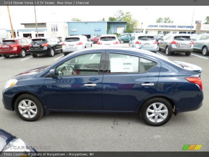 Blue Onyx / Charcoal 2014 Nissan Versa 1.6 SV Sedan