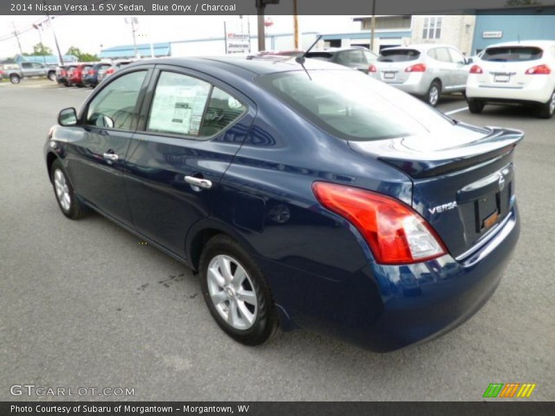 Blue Onyx / Charcoal 2014 Nissan Versa 1.6 SV Sedan