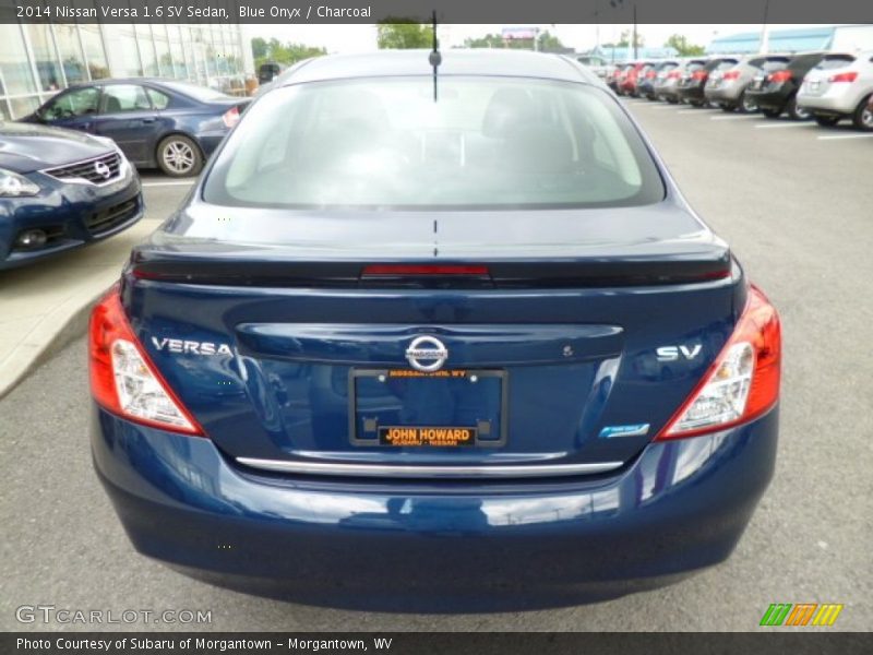 Blue Onyx / Charcoal 2014 Nissan Versa 1.6 SV Sedan
