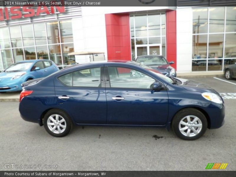 Blue Onyx / Charcoal 2014 Nissan Versa 1.6 SV Sedan
