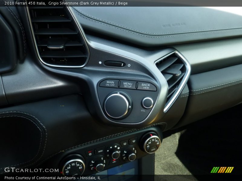 Controls of 2010 458 Italia