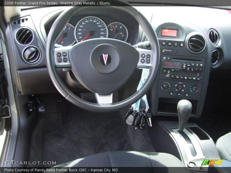 Shadow Gray Metallic / Ebony 2008 Pontiac Grand Prix Sedan