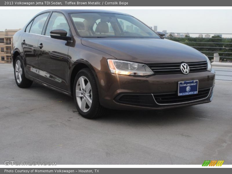 Toffee Brown Metallic / Cornsilk Beige 2013 Volkswagen Jetta TDI Sedan