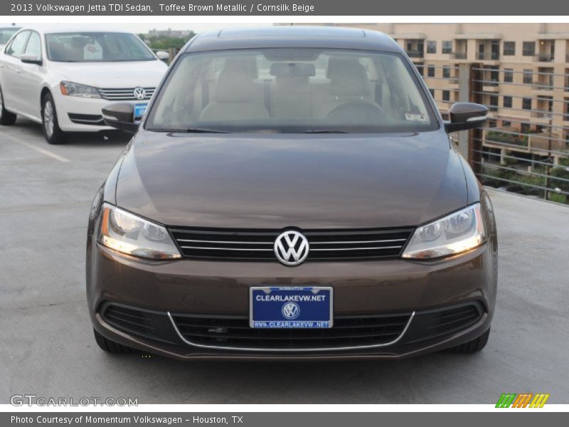 Toffee Brown Metallic / Cornsilk Beige 2013 Volkswagen Jetta TDI Sedan