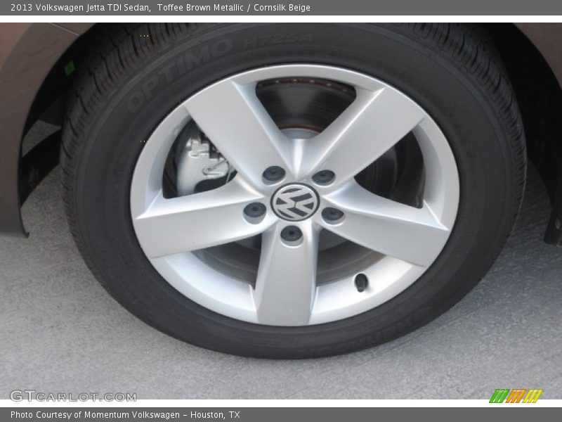 Toffee Brown Metallic / Cornsilk Beige 2013 Volkswagen Jetta TDI Sedan