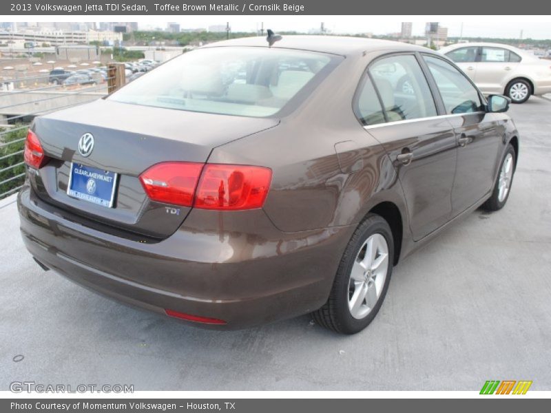 Toffee Brown Metallic / Cornsilk Beige 2013 Volkswagen Jetta TDI Sedan