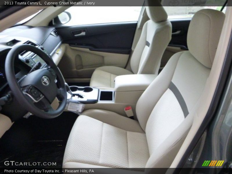 Cypress Green Metallic / Ivory 2013 Toyota Camry L