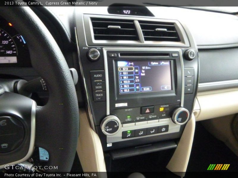 Cypress Green Metallic / Ivory 2013 Toyota Camry L