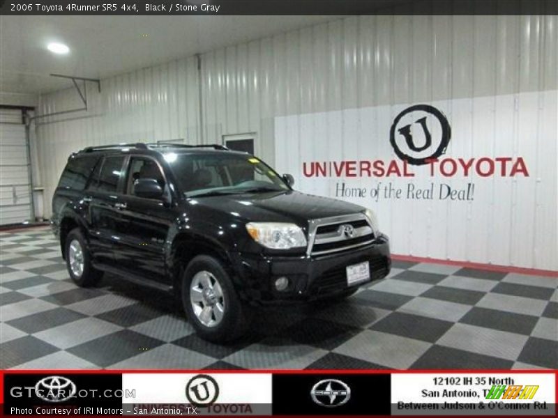 Black / Stone Gray 2006 Toyota 4Runner SR5 4x4