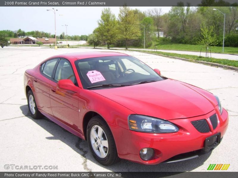 Crimson Red / Cashmere 2008 Pontiac Grand Prix Sedan