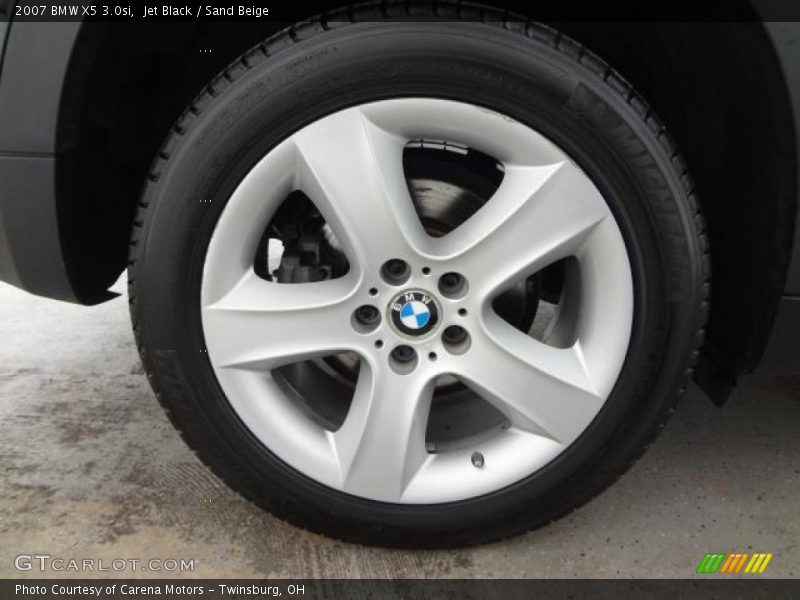 Jet Black / Sand Beige 2007 BMW X5 3.0si