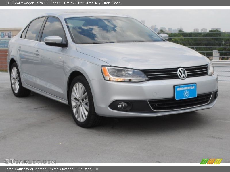 Reflex Silver Metallic / Titan Black 2013 Volkswagen Jetta SEL Sedan