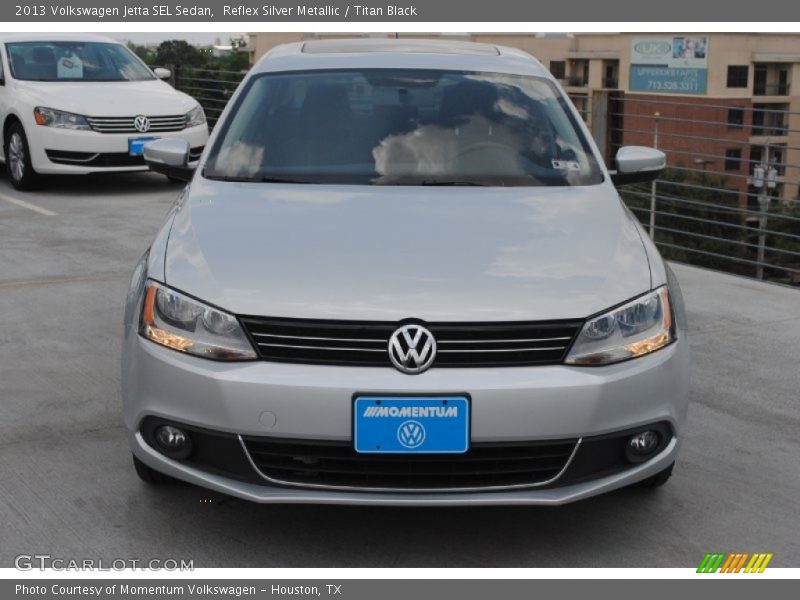 Reflex Silver Metallic / Titan Black 2013 Volkswagen Jetta SEL Sedan