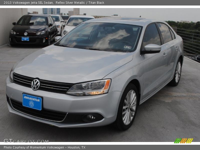 Reflex Silver Metallic / Titan Black 2013 Volkswagen Jetta SEL Sedan