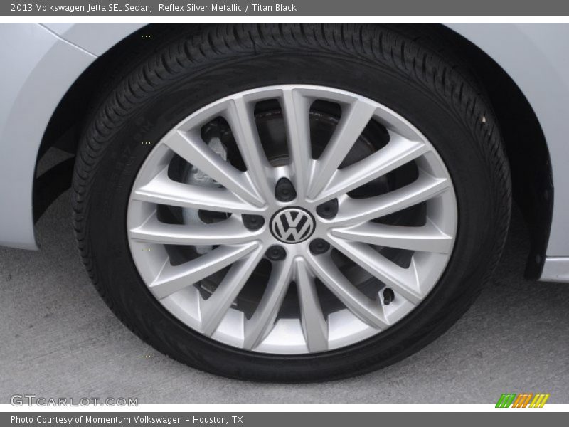 Reflex Silver Metallic / Titan Black 2013 Volkswagen Jetta SEL Sedan