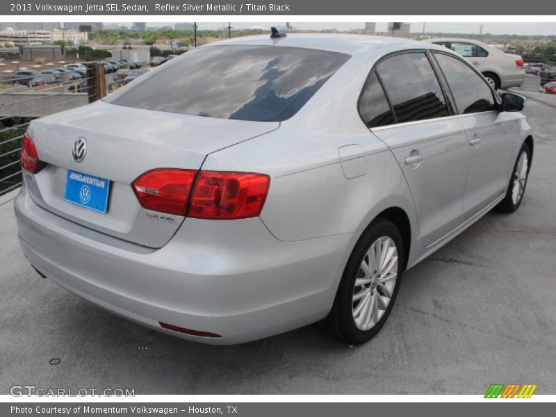 Reflex Silver Metallic / Titan Black 2013 Volkswagen Jetta SEL Sedan