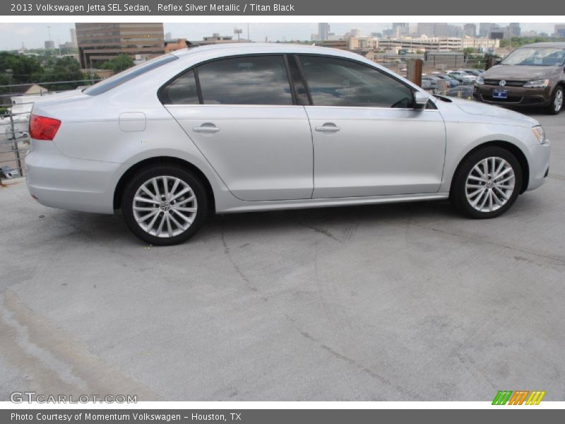 Reflex Silver Metallic / Titan Black 2013 Volkswagen Jetta SEL Sedan