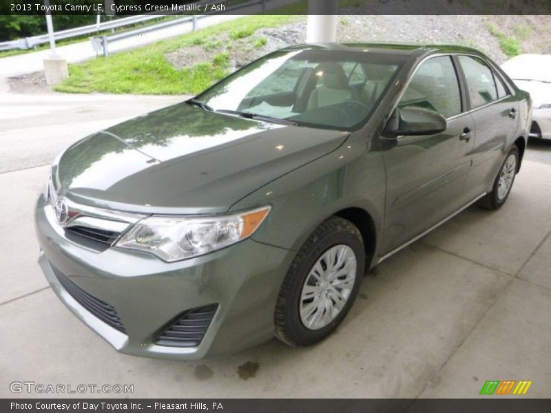 Cypress Green Metallic / Ash 2013 Toyota Camry LE