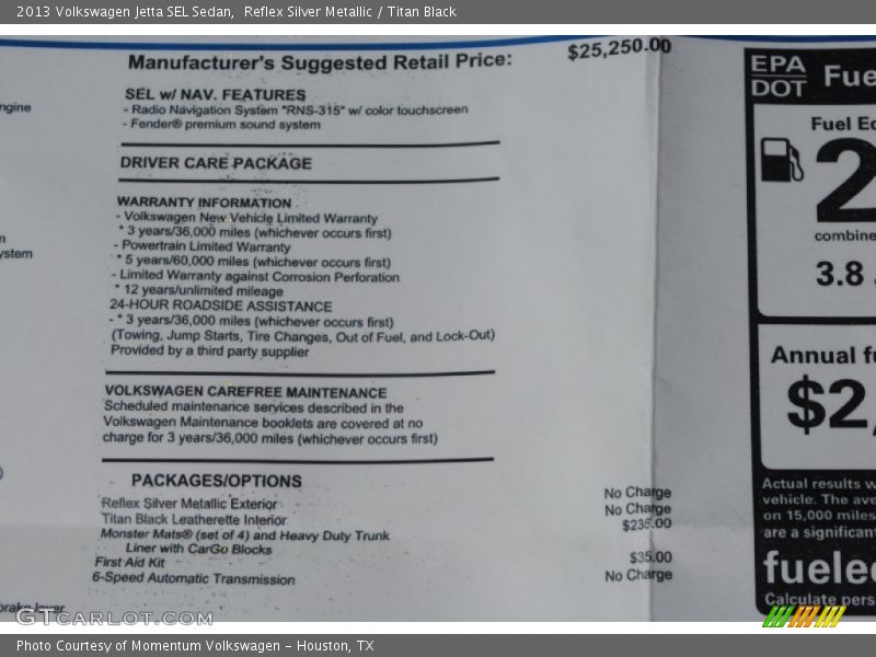 Reflex Silver Metallic / Titan Black 2013 Volkswagen Jetta SEL Sedan