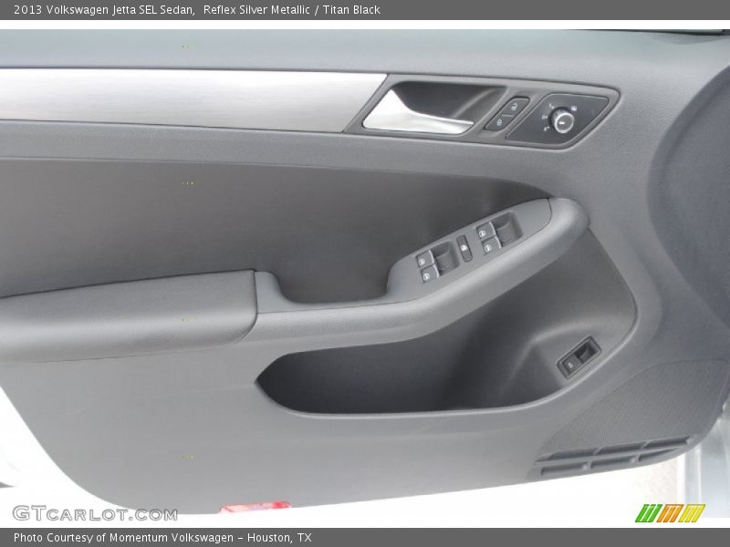 Reflex Silver Metallic / Titan Black 2013 Volkswagen Jetta SEL Sedan