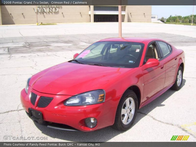 Crimson Red / Cashmere 2008 Pontiac Grand Prix Sedan