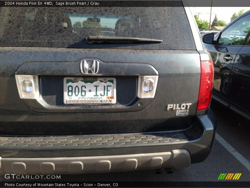 Sage Brush Pearl / Gray 2004 Honda Pilot EX 4WD