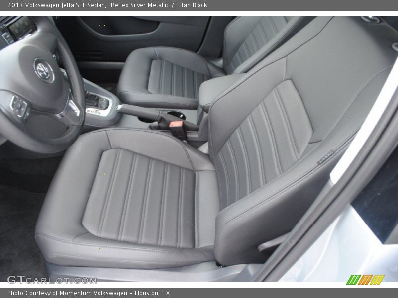 Reflex Silver Metallic / Titan Black 2013 Volkswagen Jetta SEL Sedan