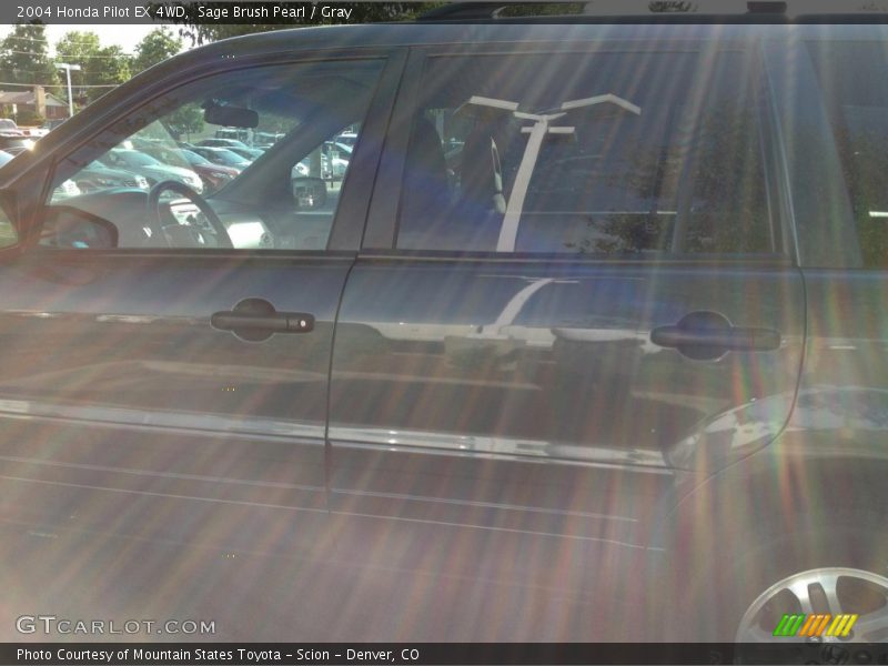 Sage Brush Pearl / Gray 2004 Honda Pilot EX 4WD