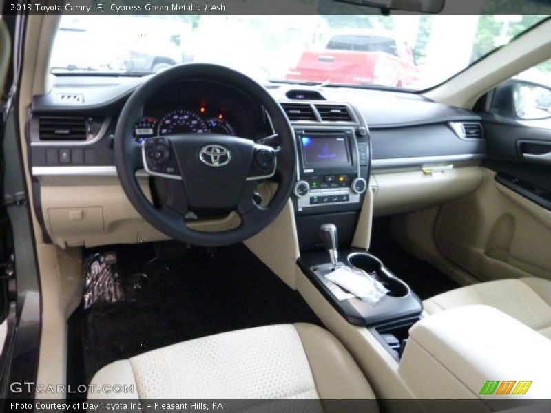Cypress Green Metallic / Ash 2013 Toyota Camry LE