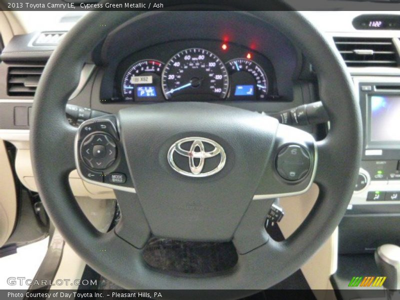 Cypress Green Metallic / Ash 2013 Toyota Camry LE