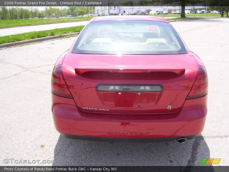 Crimson Red / Cashmere 2008 Pontiac Grand Prix Sedan