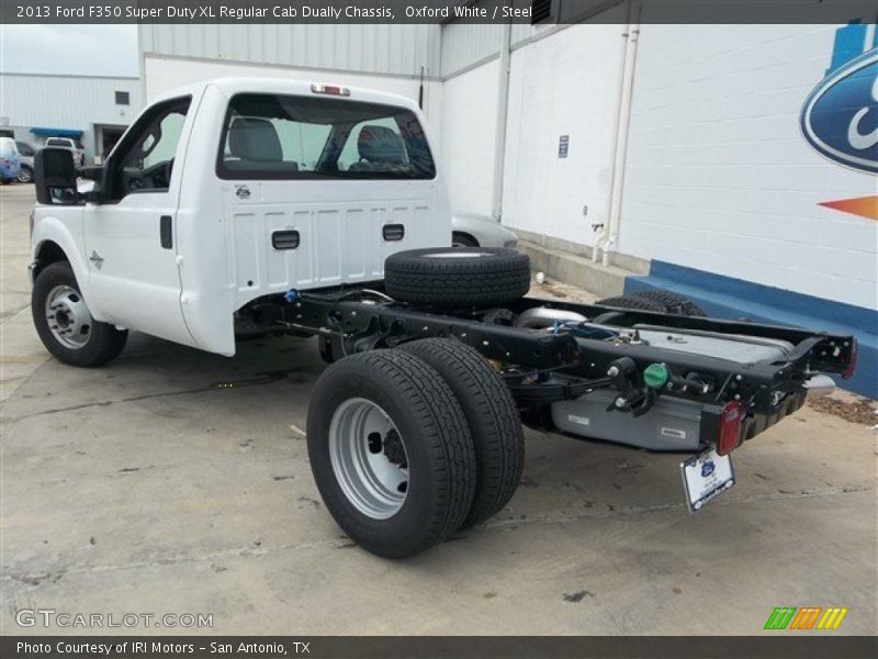 Oxford White / Steel 2013 Ford F350 Super Duty XL Regular Cab Dually Chassis