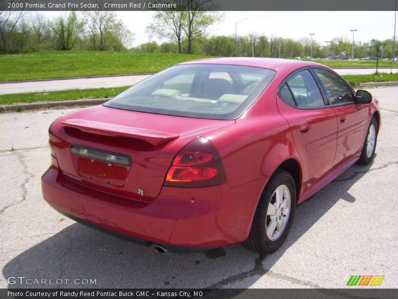 Crimson Red / Cashmere 2008 Pontiac Grand Prix Sedan