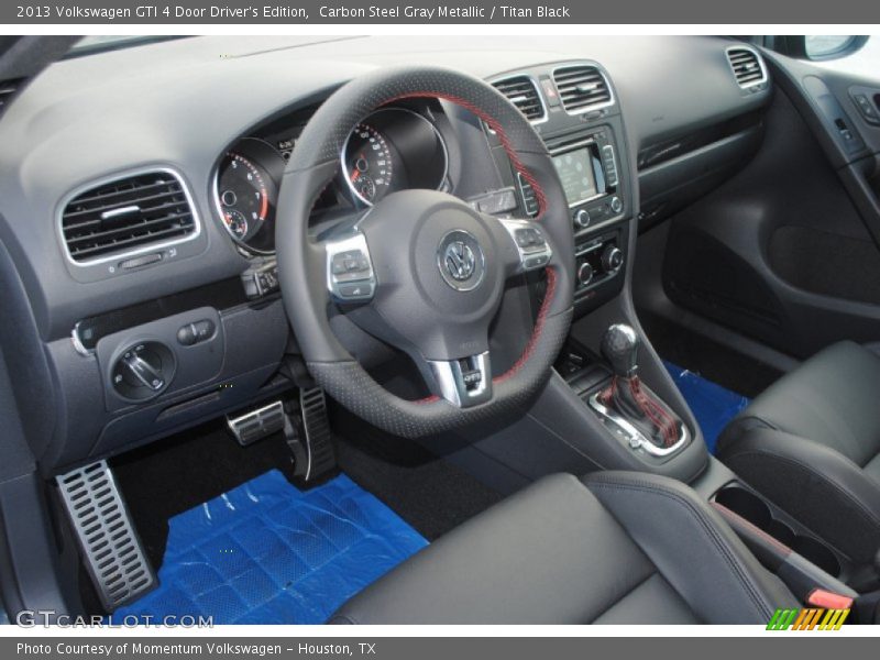 Carbon Steel Gray Metallic / Titan Black 2013 Volkswagen GTI 4 Door Driver's Edition
