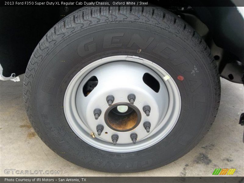 Oxford White / Steel 2013 Ford F350 Super Duty XL Regular Cab Dually Chassis