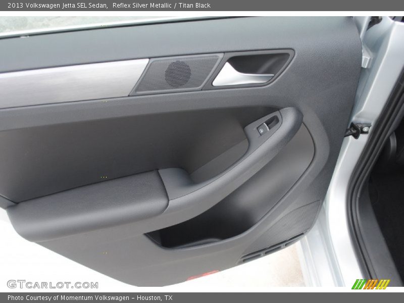 Reflex Silver Metallic / Titan Black 2013 Volkswagen Jetta SEL Sedan