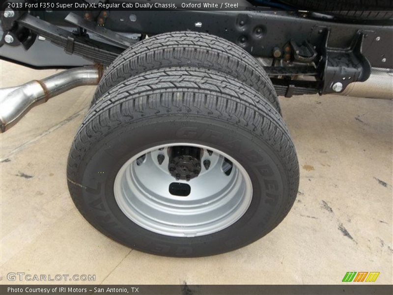 Oxford White / Steel 2013 Ford F350 Super Duty XL Regular Cab Dually Chassis